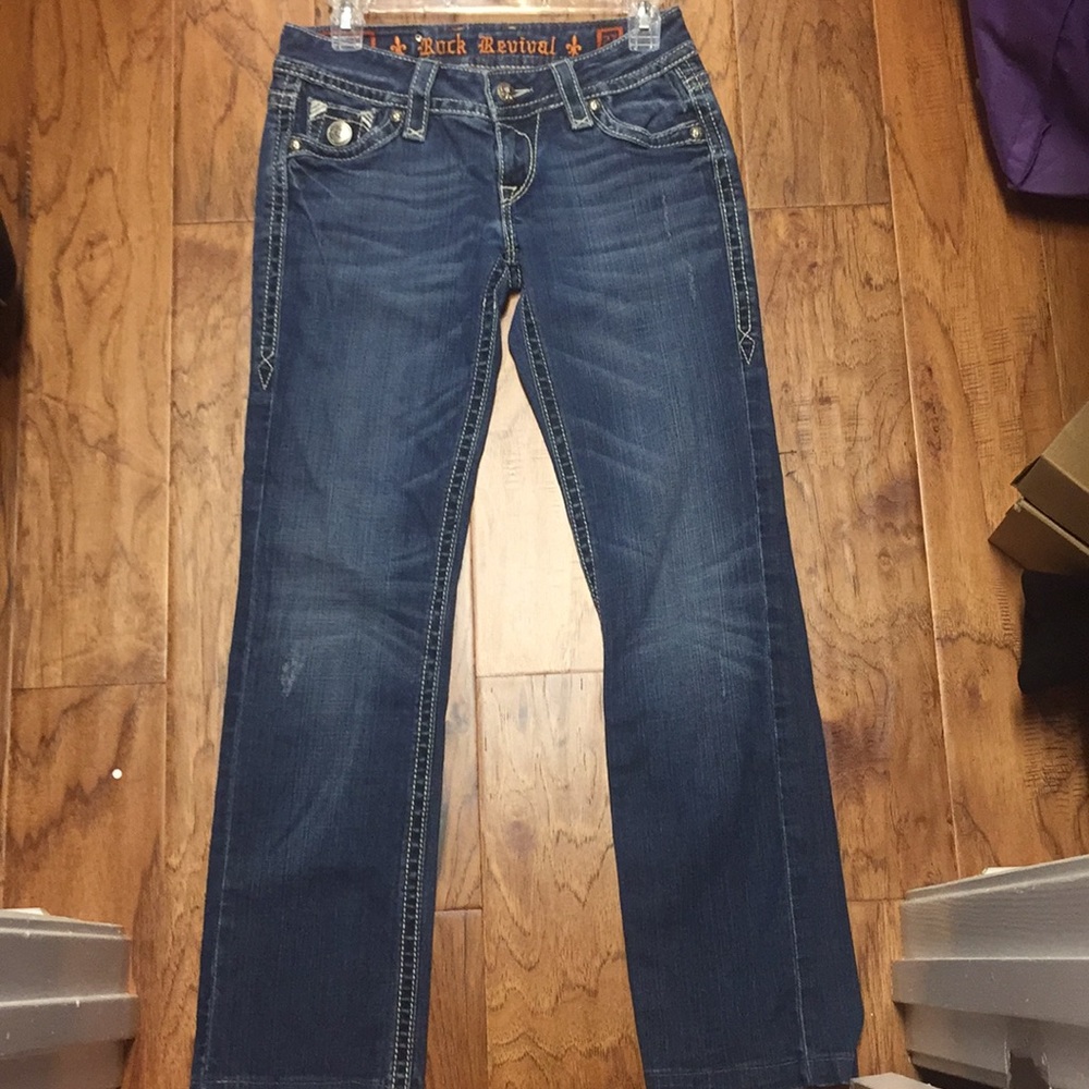 Rock Revival Tori Straight Jeans Size 27
